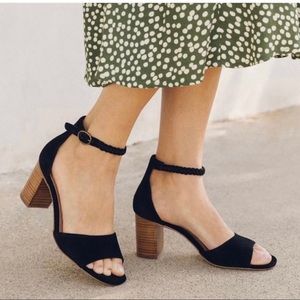 Soludos Hazel Heel in Black Size US 10